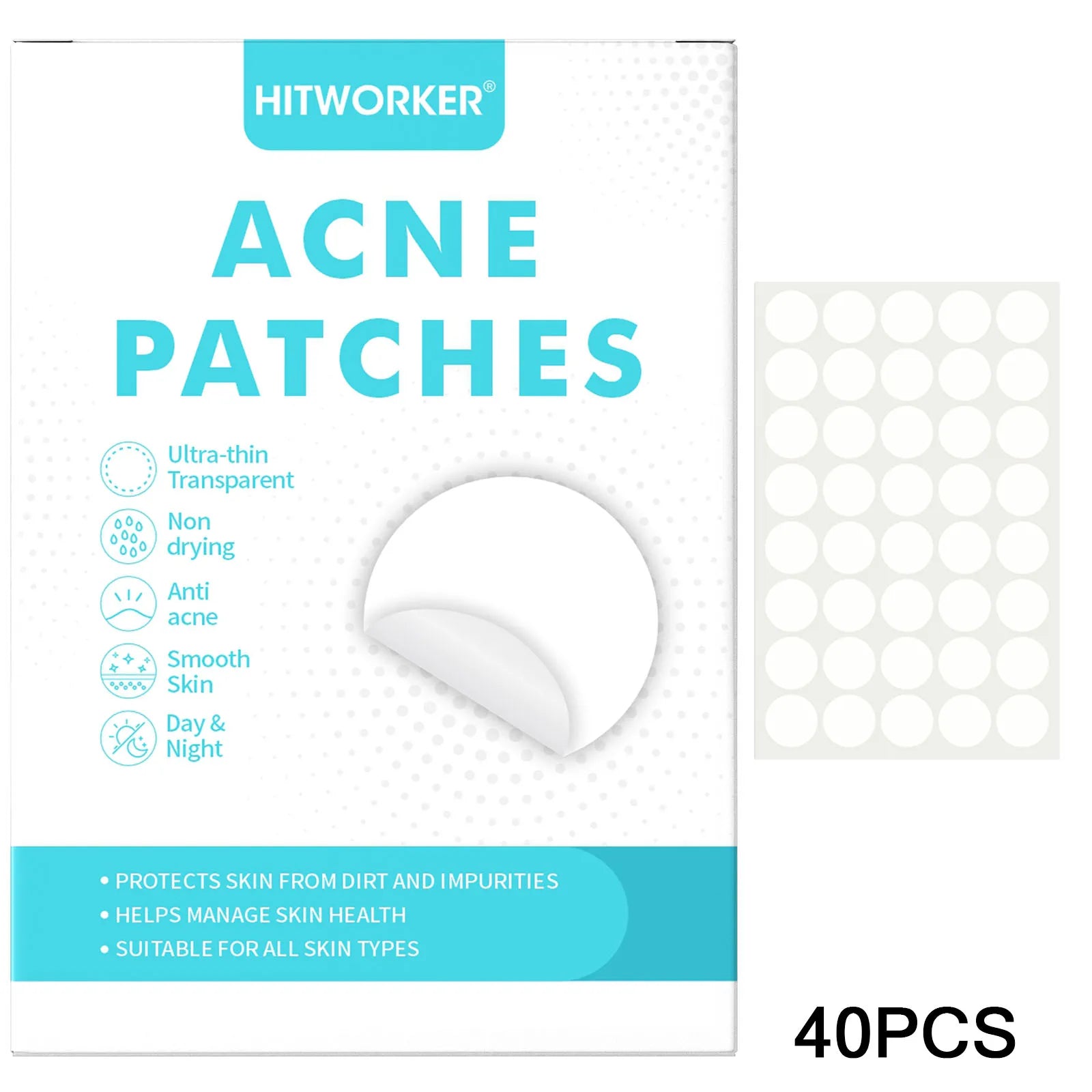Gentle Non-Irritating Hydrocolloid Acne Patch