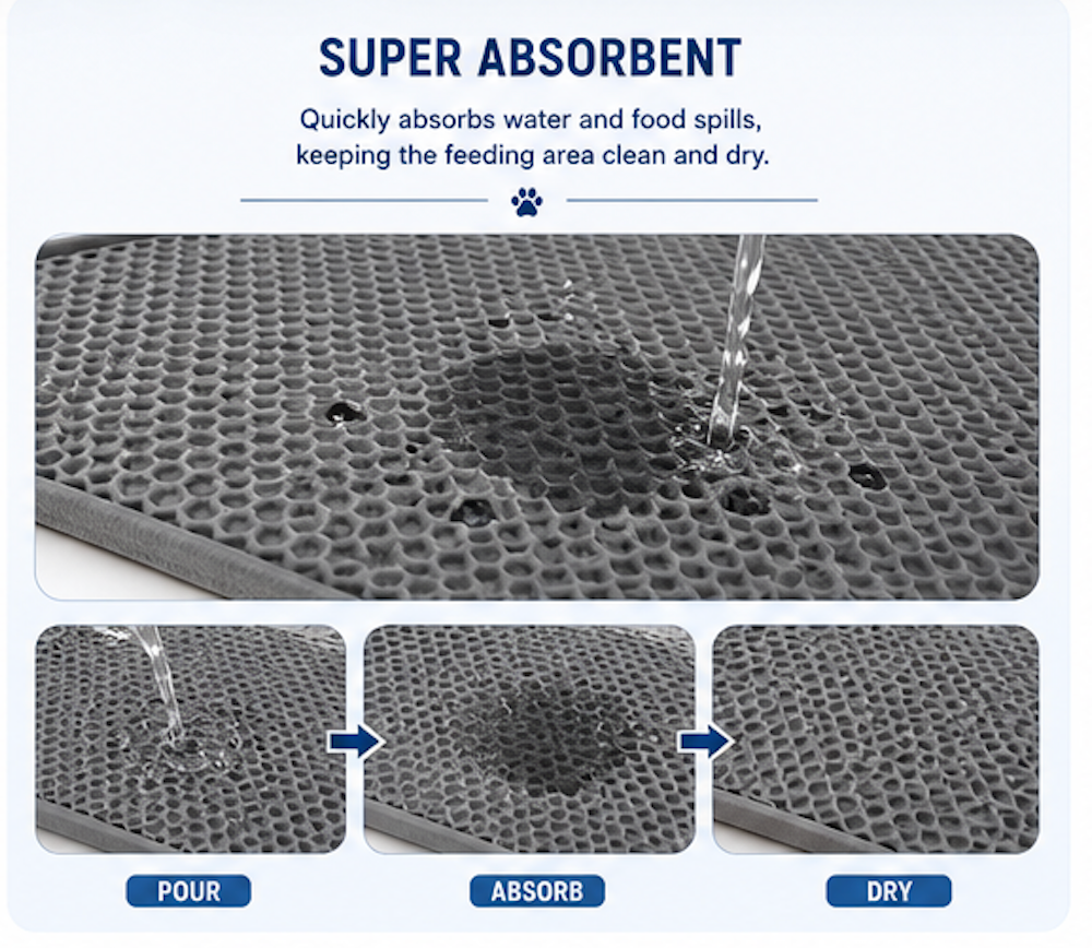 Absorbent Pet Feeding Mat