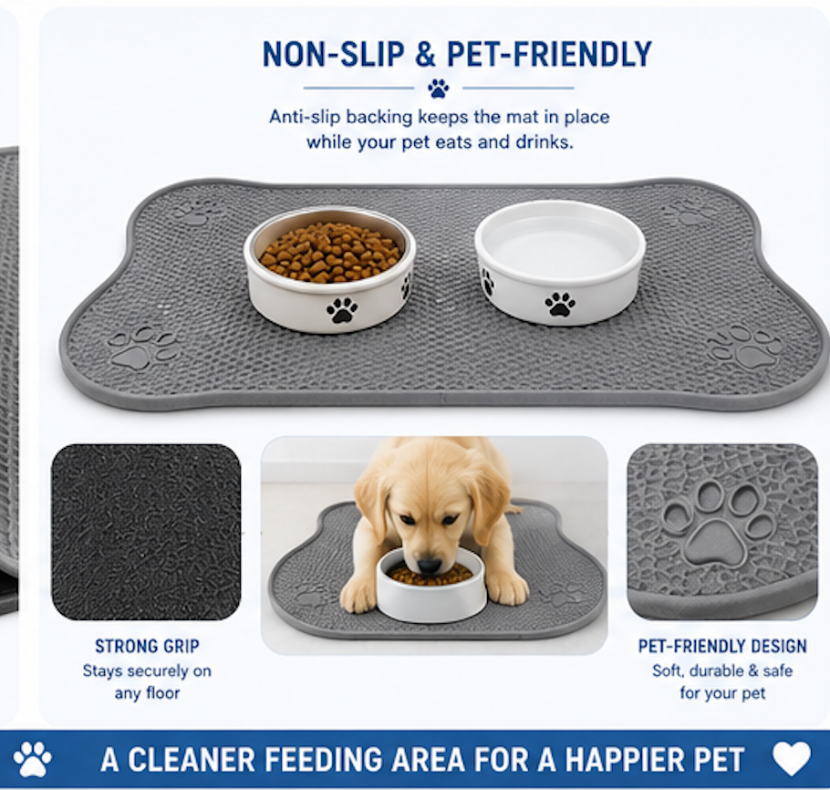 Absorbent Pet Feeding Mat