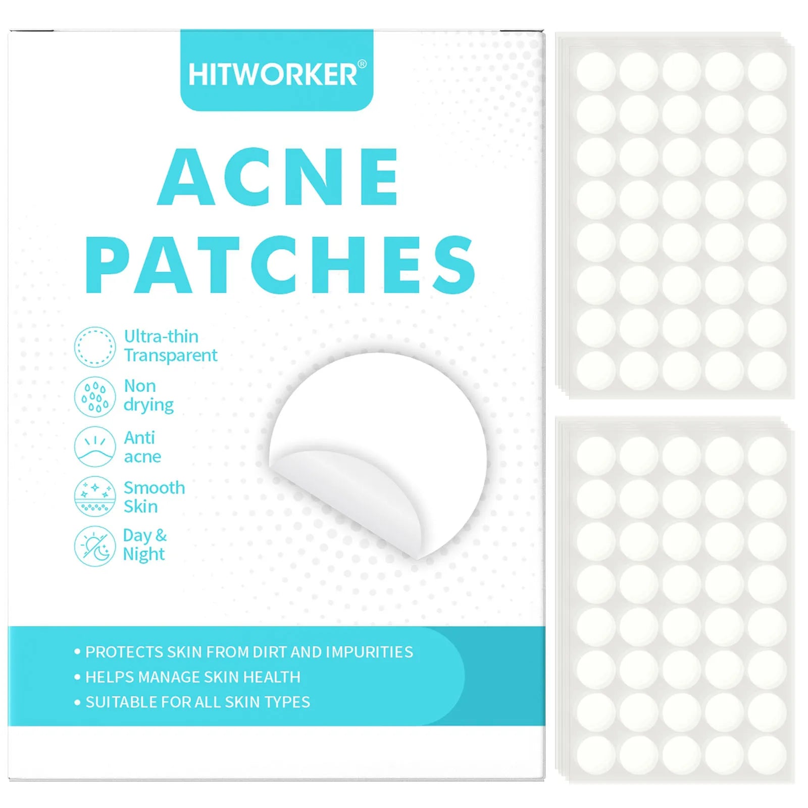 Gentle Non-Irritating Hydrocolloid Acne Patch